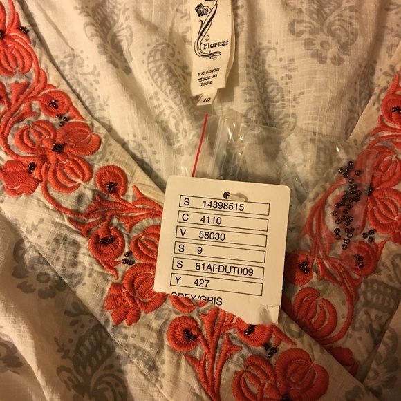 New Anthropologie Floreat Wafuku Top Kimono - Picture 3 of 5